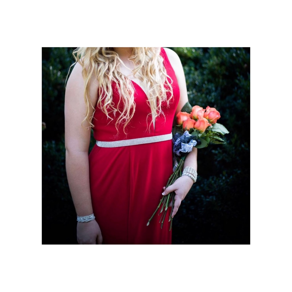 Ruby Red Size X-Large Formal Dress